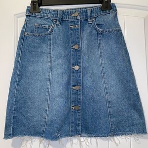 All Saints Denim Skirt